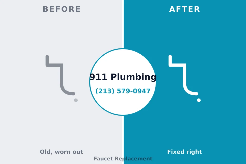 Before and after: plumbing company Middletown, NY